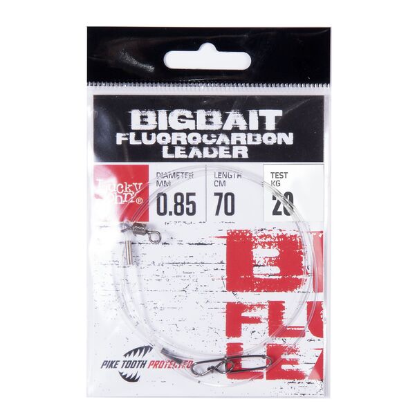 Флюорокарбоновые поводки Lucky John BigBait 70см 20кг 1шт