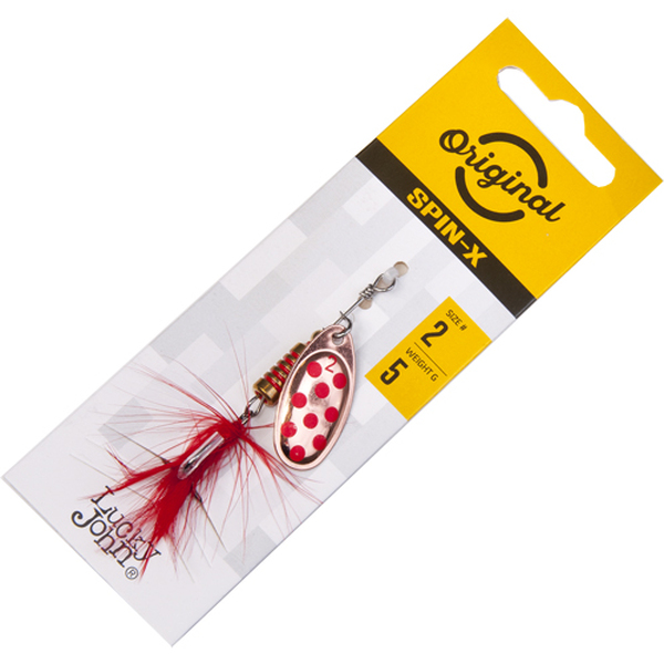 Вращающаяся блесна Lucky John Spin X Round 02 5гр CS