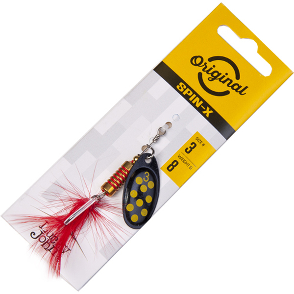 Вращающаяся блесна Lucky John Spin X Round 03 8гр BF