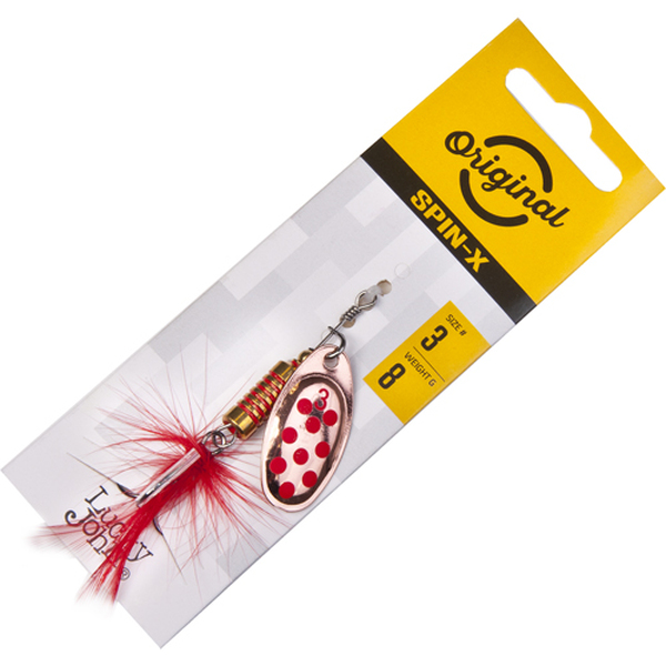 Вращающаяся блесна Lucky John Spin X Round 03 8гр CS