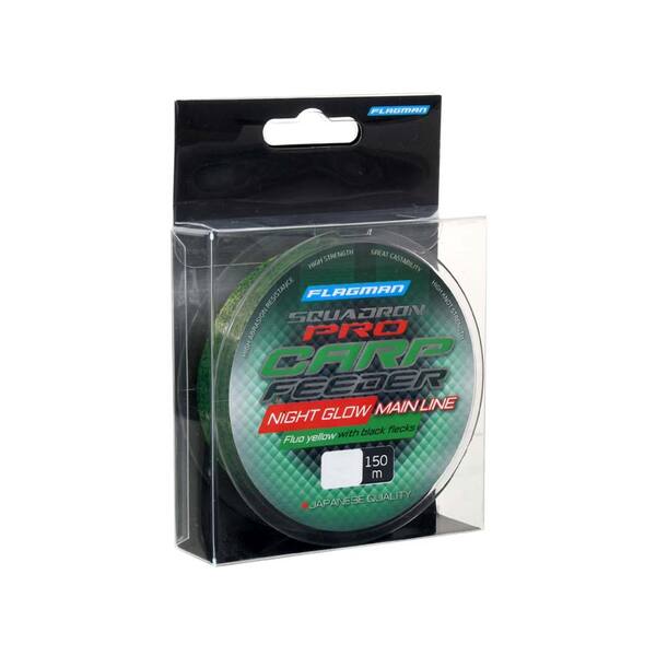 Леска Flagman Squadron Pro Carp Feeder Night Glow Line 150м 0.235мм 4.5кг камуфляжный с крапинками