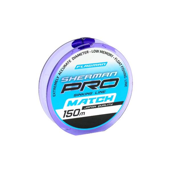 Леска Flagman Sherman Pro Match 150м 0.181мм 2.82кг черный