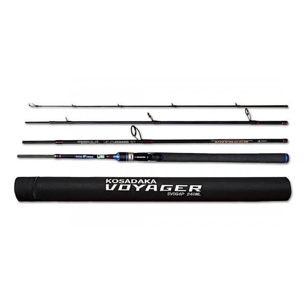 Спиннинг Kosadaka Voyager 4Pro 2.4м 10-35гр жесткий тубус