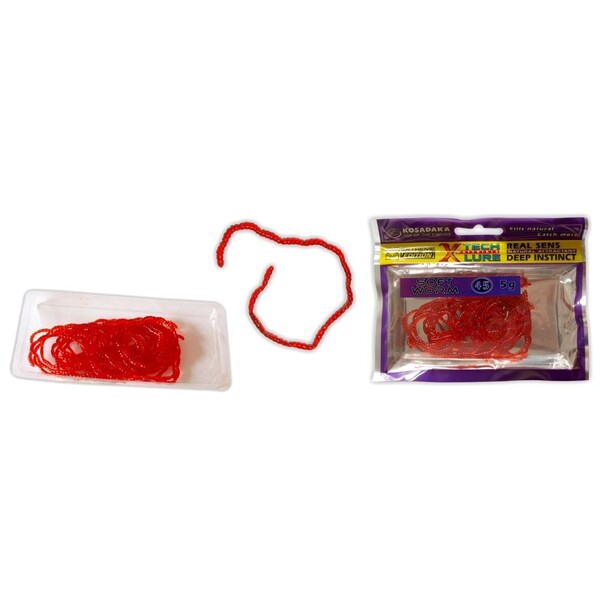 Силиконовые приманки Kosadaka SoftWorm2Fмм 20шт RS