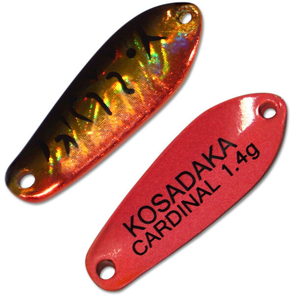 Колеблющаяся блесна Kosadaka Trout Police Cardinal 25мм 1.4гр AD05