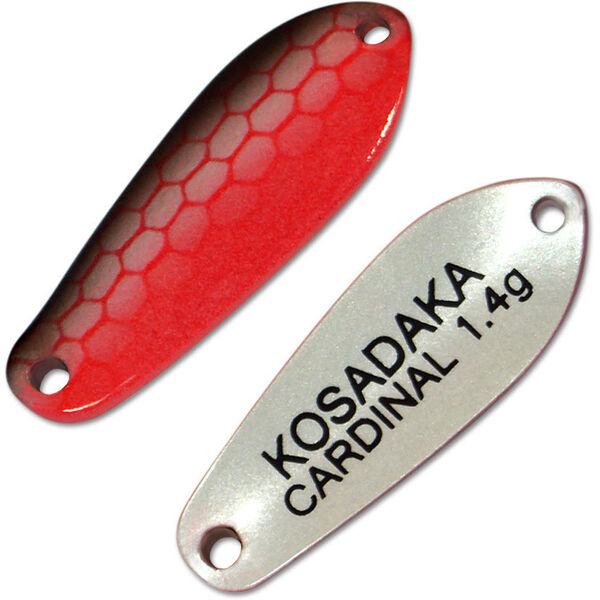 Колеблющаяся блесна Kosadaka Trout Police Cardinal 25мм 1.4гр AK52