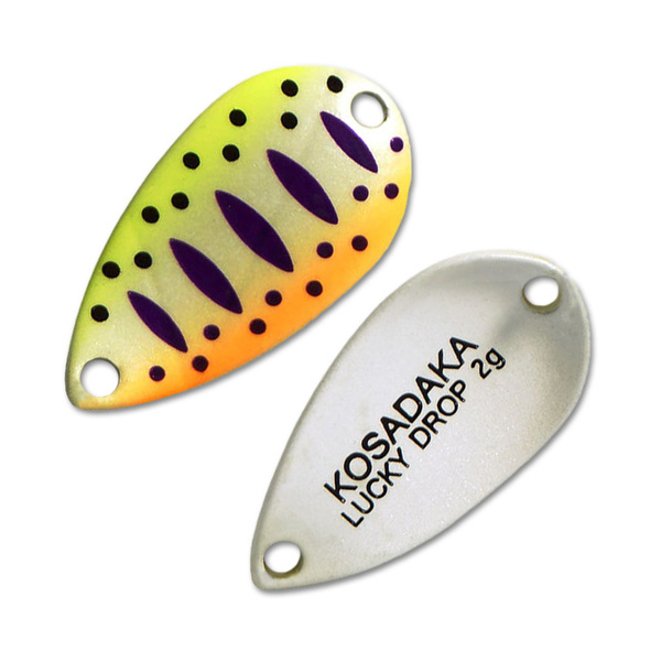 Колеблющаяся блесна Kosadaka Trout Police Lucky Drop 23мм 2гр G13