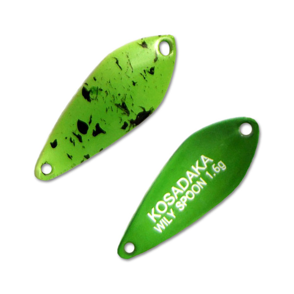 Колеблющаяся блесна Kosadaka Trout Police Wily Spoon 27мм 1.6гр C02