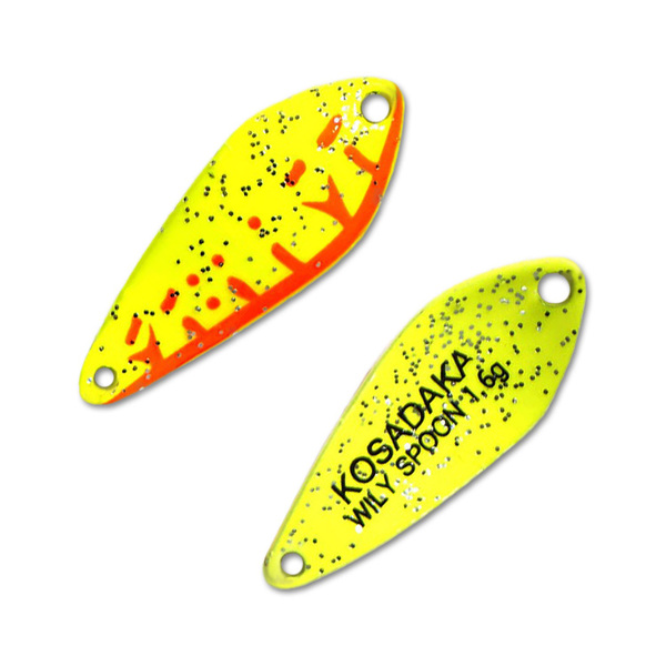 Колеблющаяся блесна Kosadaka Trout Police Wily Spoon 27мм 1.6гр D92