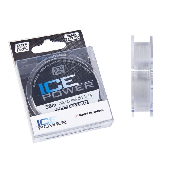 Зимняя леска Salmo Team Ice Power 50м 0.12мм 1.171кг прозрачный
