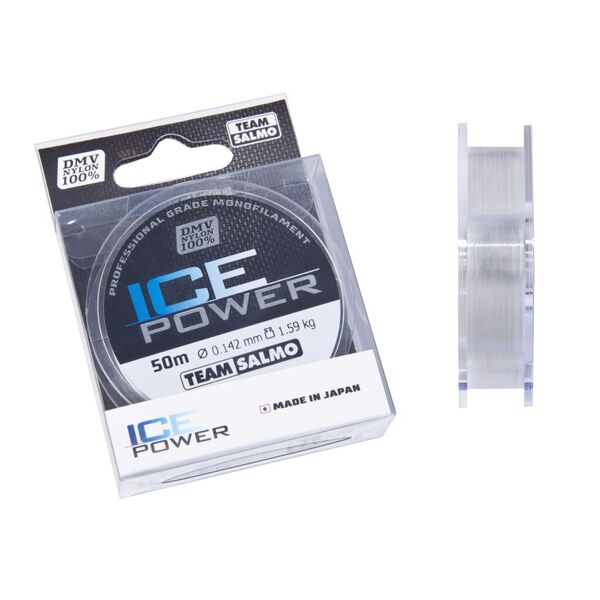 Зимняя леска Salmo Team Ice Power 50м 0.14мм 1.594кг прозрачный