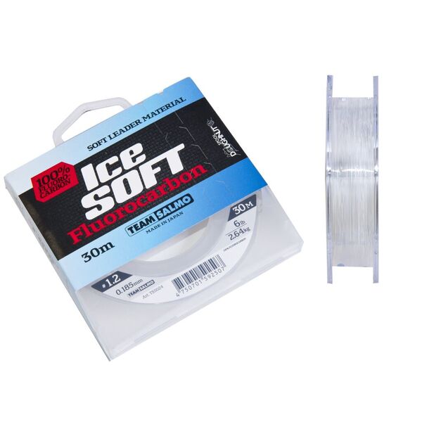 Зимний флюорокарбон Salmo Ice Soft Fluorocarbon 30м 0.18мм 2.64кг прозрачный