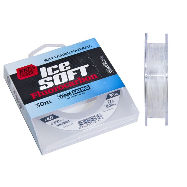 Зимний флюорокарбон Salmo Ice Soft Fluorocarbon 30м 0.33мм 8.08кг прозрачный