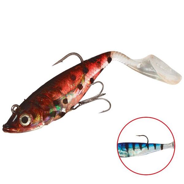 Силиконовые приманки Mikado Crystal Fish WXH-66 140мм 41 2шт