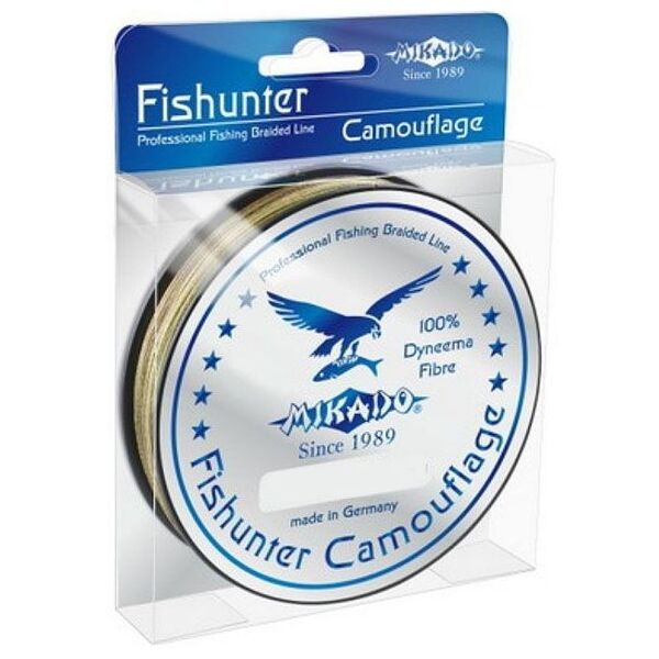 Плетеный шнур Mikado Fishhunter Camouflage 125м 0.28мм 22.80кг camo